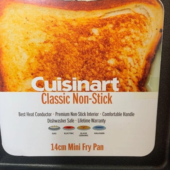 Cuisinart Classic Mini Frying Pan Red Non Stick NEW! - Picture 2 of 4